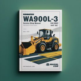 Komatsu WA900L-3 Wheel Loader Service Shop Manual(SN:52001 and up)