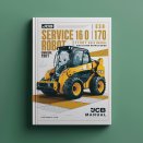 JCB Service Robot 160 170 170HF 180T 180T-HF Manual Skid Steer Shop Service Repair Book