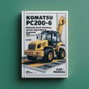 Komatsu PC200-6 Hydraulic Excavator Service Repair Workshop Manual (SN: C10001 and up)