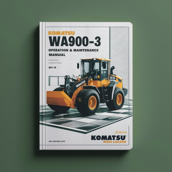 Komatsu Wa900-3 Wheel Loader Operation & Maintenance Manual