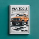 Komatsu WA500-3 operation and maintenance Manual