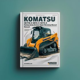 Komatsu SK714-5 SK815-5 SK815-5 Turbo Skid Steer Factory Service and Repair Workshop Manual
