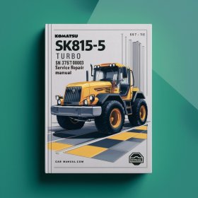 Komatsu SK815-5 Turbo SN 37BTF00003 And UP Service Repair Manual