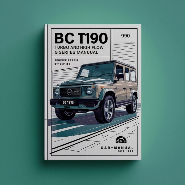 BC T190 Turbo and High Flow G Series Service Repair Manual 6901117