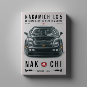 Nakamichi LX-5 Original Service Repair Manual