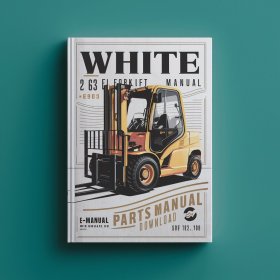 WHITE 2 63 FL Forklift Parts Manual