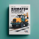 Komatsu PC200-7 PC200LC-7 PC220-7 PC220LC-7 Hydraulic Excavator Service Repair Workshop Manual (SN200001 and up 60001 and up)