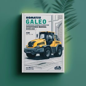 Komatsu PC35MR-2 Galeo Hydraulic Excavator Operation & Maintenance Manual (S/N: 5001 and up)
