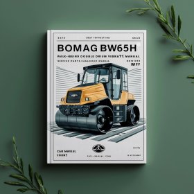Bomag BW65H Walk-behind Double Drum Vibratory Roller Service Parts Catalogue Manual PDF