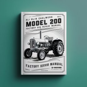 Allis Chalmers Model 200 Tractor Factory Service Manual PDF Download