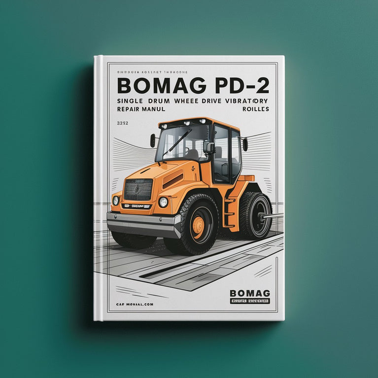 BOMAG BW172 PD-2 Single DRUM Wheel DRIVE VIBRATORY Roller Service Repair Manual