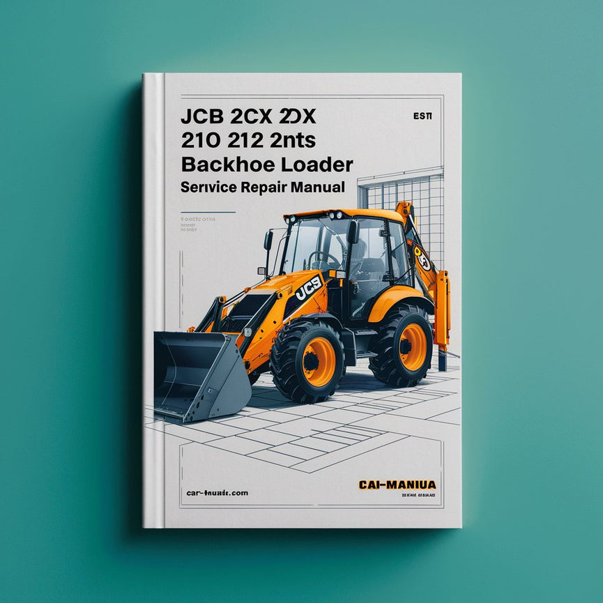 Manual de servicio y reparación de retroexcavadoras JCB 2CX 2DX 210 212 y VARIANTES