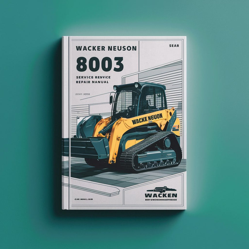 WACKER NEUSON 8003 TRACK Excavator Service Repair Manual