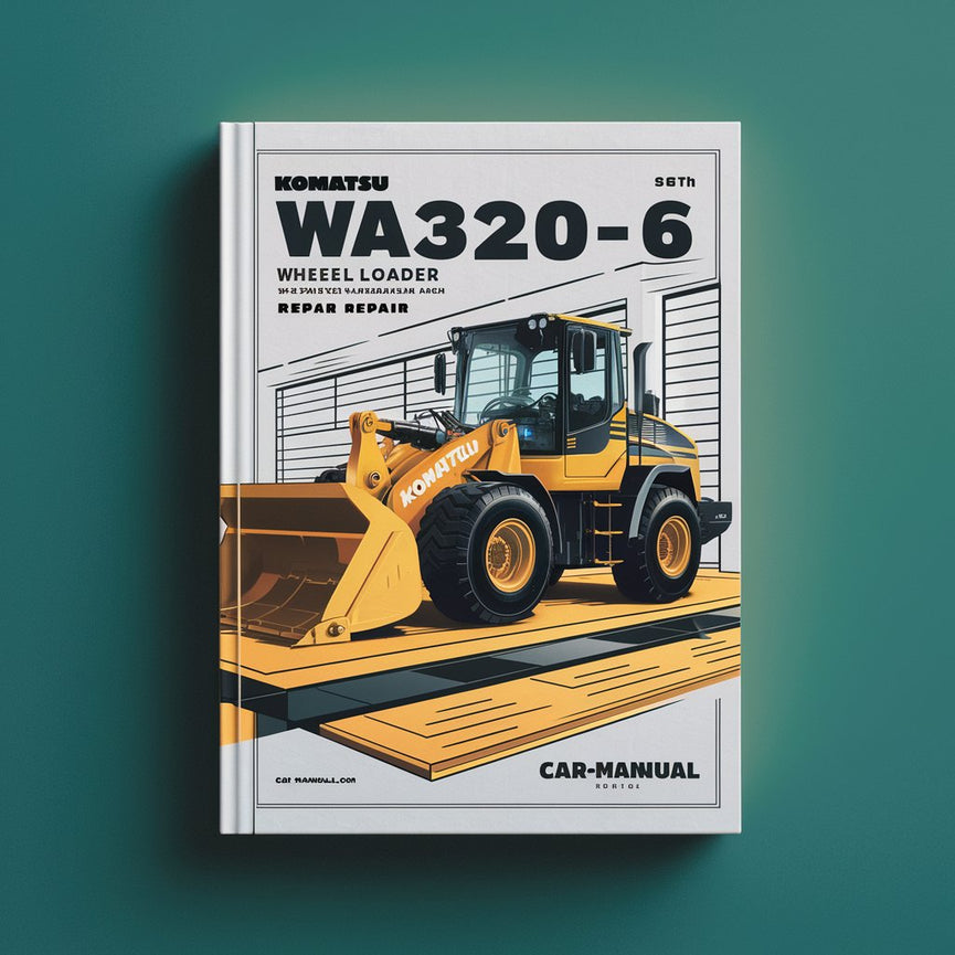 Manual de servicio y reparación de cargadoras de ruedas Komatsu WA320-6 WA320PZ-6