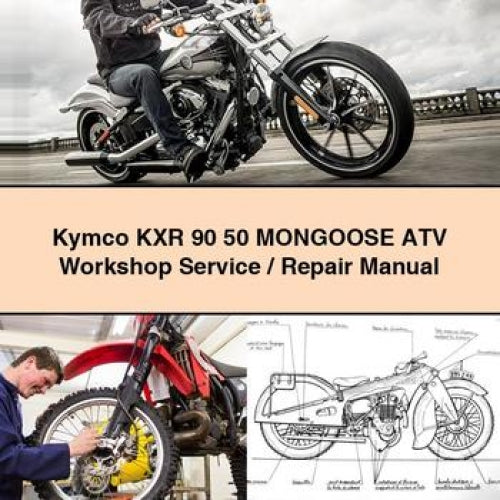 Manuel d'atelier de réparation et d'entretien du quad Kymco KXR 90 50 MONGOOSE PDF à télécharger