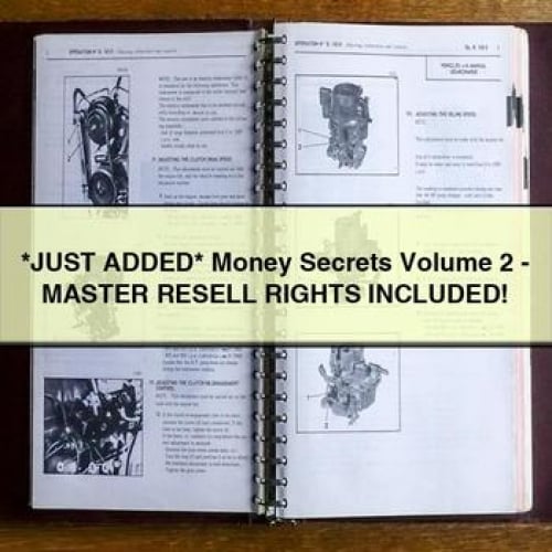 *VIENT D'ÊTRE AJOUTÉ* Money Secrets Volume 2 - DROITS DE REVENTE PRINCIPAUX INCLUS