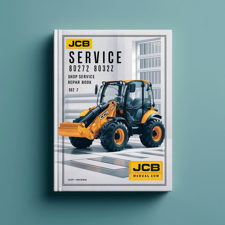 Manual de servicio de miniexcavadora JCB 8027z 8032z Libro de reparación de taller 8027-z 8032-z