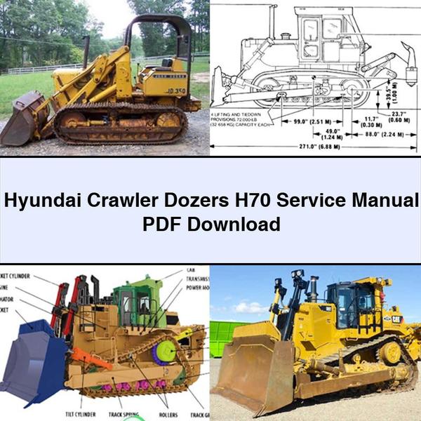 Hyundai Crawler Dozers H70 Service Repair Manual