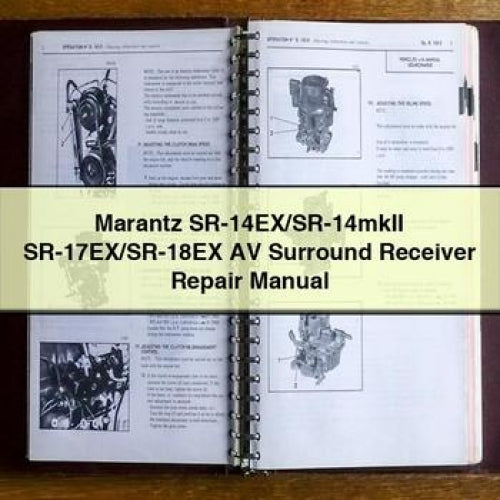 Marantz SR-14EX/SR-14mkII SR-17EX/SR-18EX AV Surround Receiver Repair Manual PDF Download