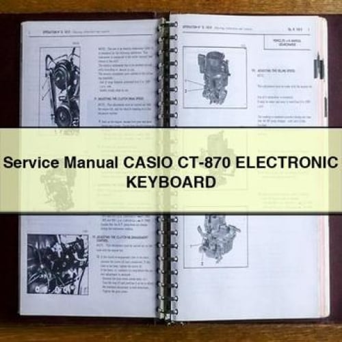 Service Manual CASIO CT-870 Electronic KEYBOARD PDF Download