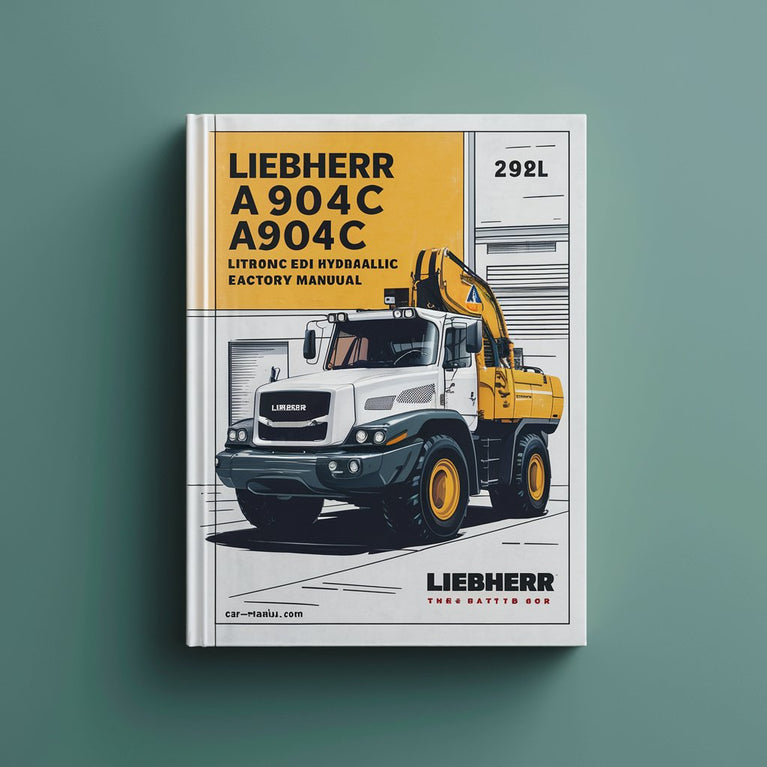 Manual de servicio y reparación de la excavadora hidráulica Liebherr A900C A904C A914C A924C Litronic EDC