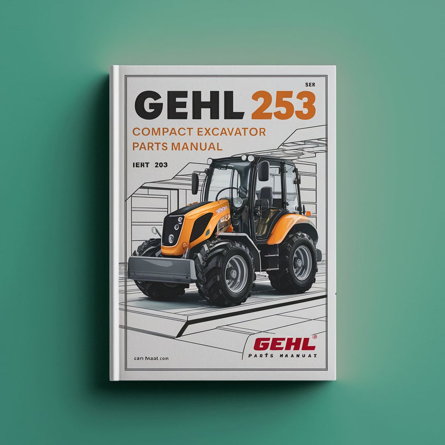 Manual de piezas de la excavadora compacta Gehl 253