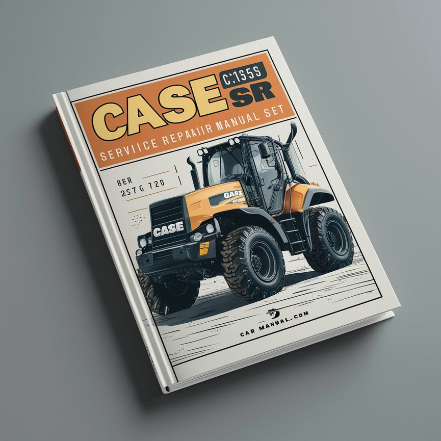 CASE CX135SR Crawler Excavator Service Repair Manual SET