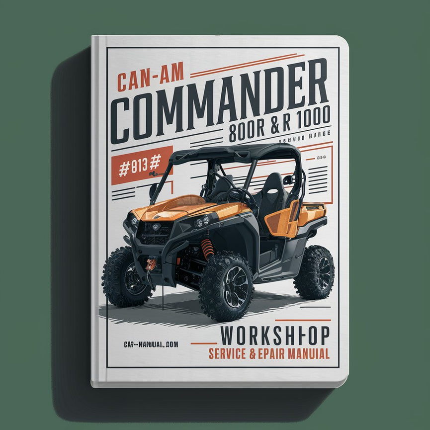 Manual de servicio y reparación del taller Can-Am Commander 800R 1000 2013 N.º 1