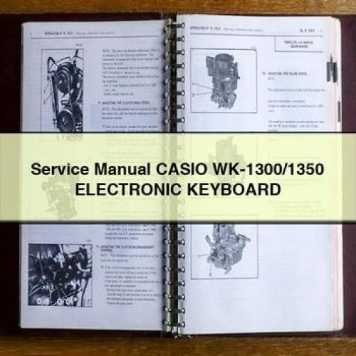 Service Manual CASIO WK-1300/1350 Electronic KEYBOARD PDF Download