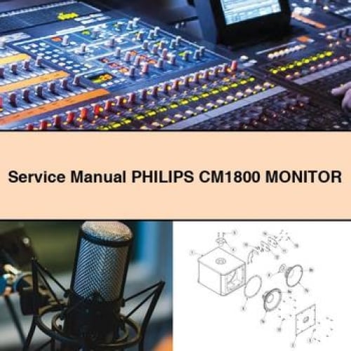 Manuel de service du moniteur PHILIPS CM1800 Télécharger PDF