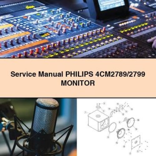 Service Manual PHILIPS 4CM2789/2799 MONITOR PDF Download