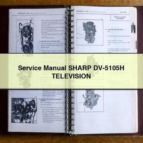 Service Manual SHARP DV-5105H TELEVISION PDF Download