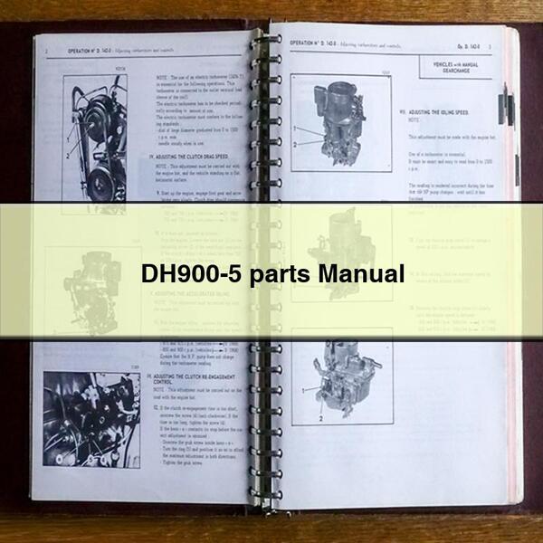 Manual de piezas del modelo DH900-5