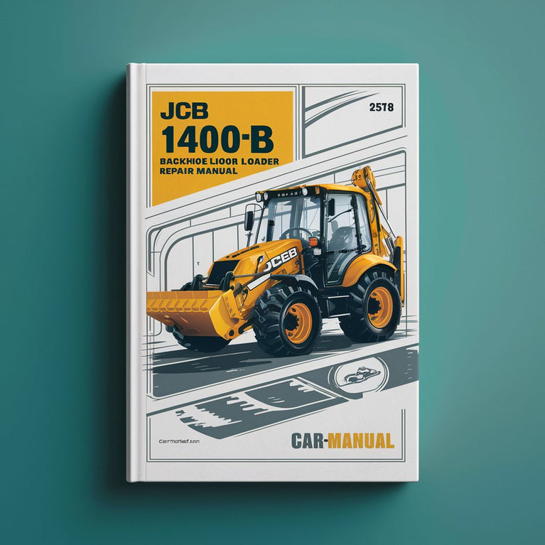 Manual de servicio y reparación del taller de la excavadora retroexcavadora Jcb 1400b 1400