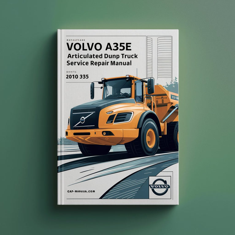 Manual de servicio y reparación del camión volquete articulado Volvo A35E