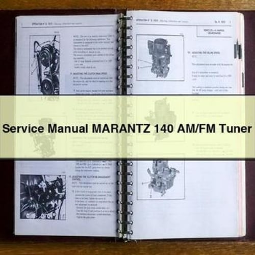 Manuel de service MARANTZ 140 Tuner AM/FM Télécharger PDF