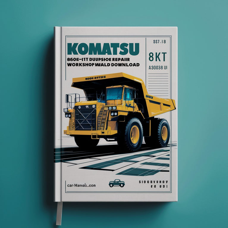 Manual de taller y reparación del camión volquete Komatsu 860E-1KT (número de serie: A30036 y posteriores)