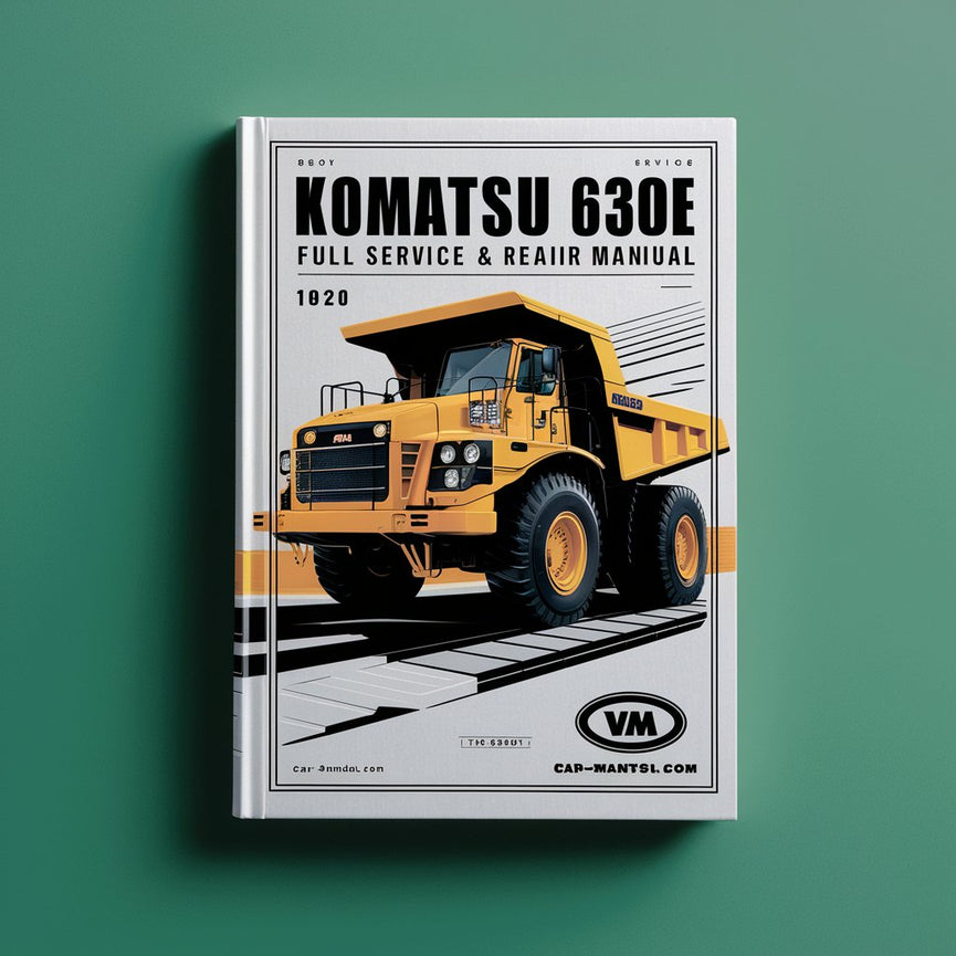 Manual completo de servicio y reparación del camión volquete Komatsu 630E