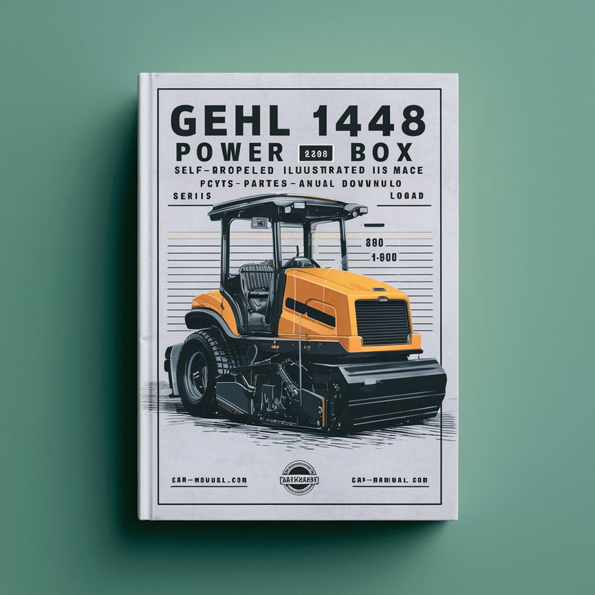 Gehl 1438 1448 Power Box Self-Propelled Paver Illustrated Master Parts List Manual  (Serial Numbers 18100 and Before)