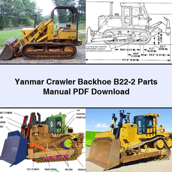 Yanmar Crawler Backhoe B22-2 Parts Manual