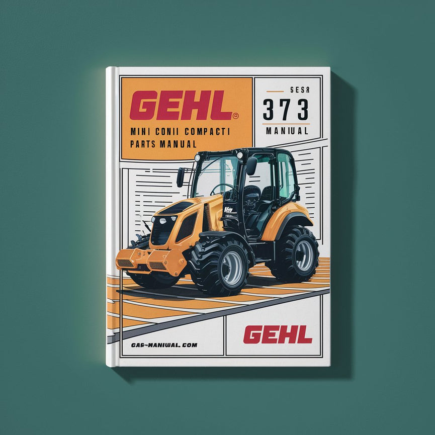 Manual de piezas de la miniexcavadora compacta Gehl GE353 373