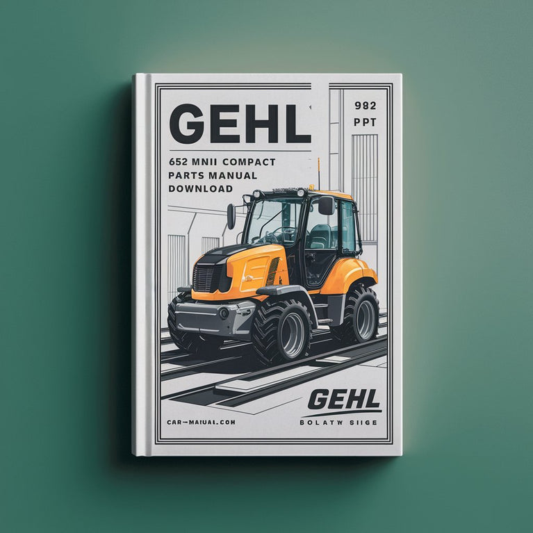 Gehl 652 Mini Compact Excavator Parts Manual  908544