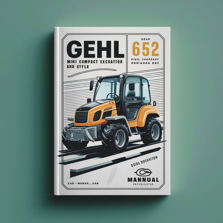 Gehl 652 Mini Compact Excavator Parts Manual  918042