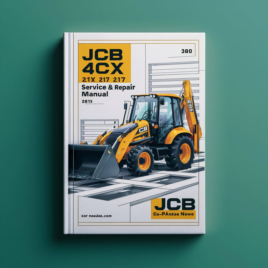 Manual de servicio y reparación de retroexcavadoras Jcb 3cx 4cx 214 215 217