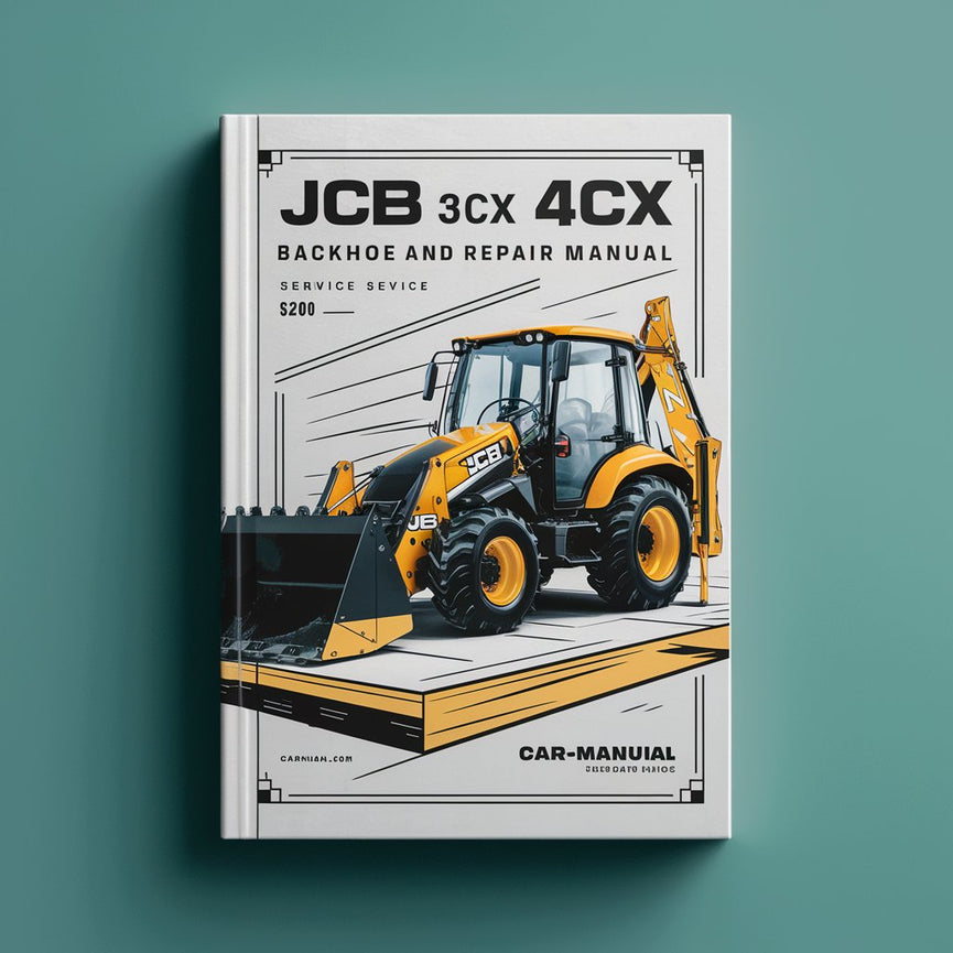 Manuel d'entretien et de réparation de la chargeuse-pelleteuse JCB 3cx 4cx