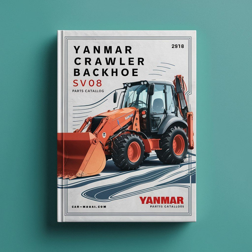 Manual del catálogo de piezas de la retroexcavadora sobre orugas Yanmar SV08