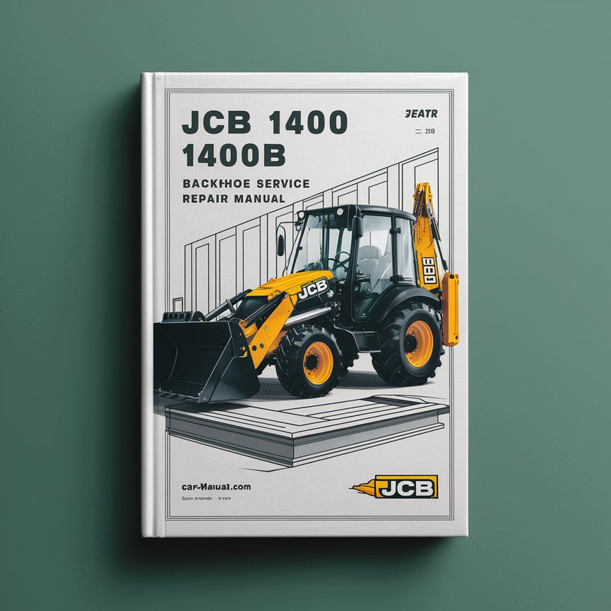 Manual de servicio y reparación de retroexcavadoras JCB 1400 1400B