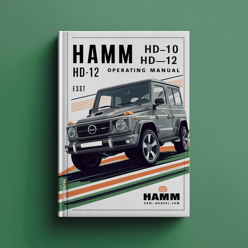 Manual de instrucciones de la HD10 de Hamm HD12