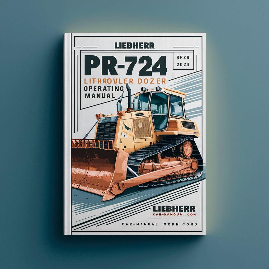 Manual de instrucciones del operador de la topadora de cadenas LIEBHERR PR724 LITRONIC