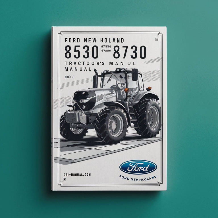 Manual del operador del tractor Ford New Holland 8530 8630 8730 8830